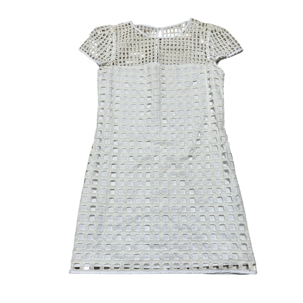 MILLY Women's Moira Lace Mini Dress (MSRP $347) Current Catalog - Sz 4 - 17x32